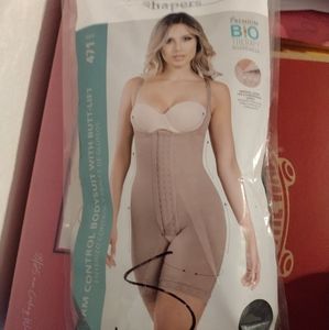 Firm control bodysuit with butt-lift